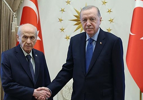  Cumhurbaşkanı Erdoğan, Bahçeli'yi kabul etti