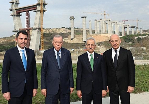 Cumhurbaşkanı Erdoğan, Başakşehir-Nakkaştepe Otoyolu şantiyesini ziyaret etti