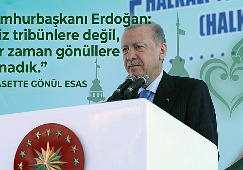 Cumhurbaşkanı Erdoğan: Biz tribünlere değil, her zaman gönüllere oynadık