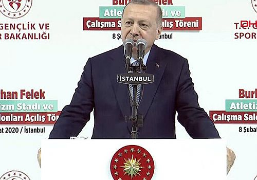 Cumhurbaşkanı Erdoğan, Burhan Felek Atletizm Pistinin Açılış Yaptı 