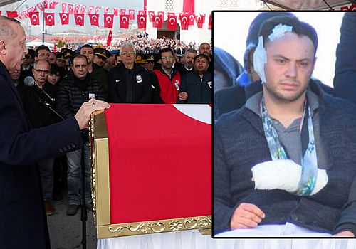 Cumhurbaşkanı Erdoğan'dan şehit cenazesinde net mesaj: Mücadelemize devam edeceğiz