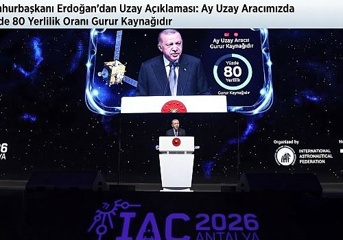 Cumhurbaşkanı Erdoğan'dan Uzay Açıklaması: Ay Uzay Aracımızda Yüzde 80 Yerlilik Oranı Gurur Kaynağıdır