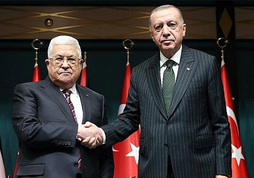 Cumhurbaşkanı Erdoğan Filistin Devlet Başkanı Abbas ile 'Gazze'yi görüştü