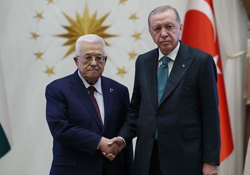 Cumhurbaşkanı Erdoğan, Filistin Devlet Başkanı Abbas ile görüştü
