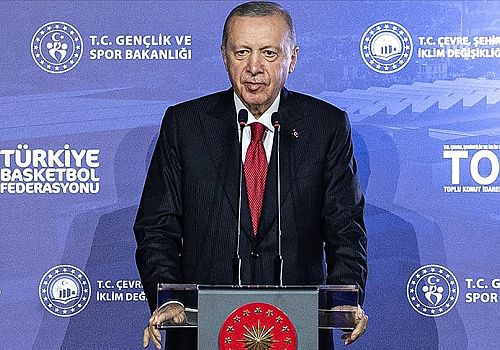 Cumhurbaşkanı Erdoğan, İstanbul'da Basketbol Gelişim Merkezi'nin açılışını yaptı