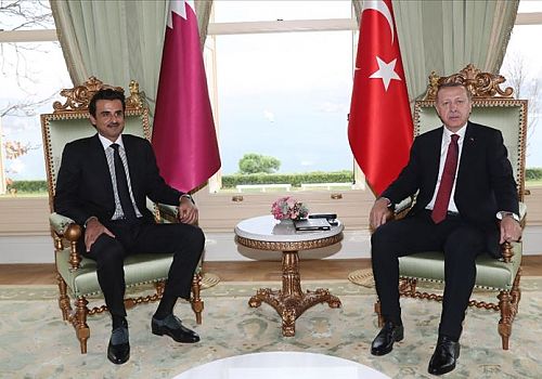  Cumhurbaşkanı Erdoğan, Katar Emiri es-Sani ile telefonda görüştü