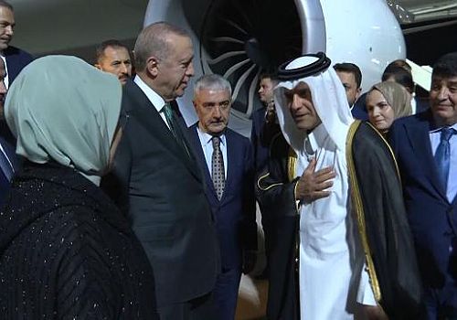Cumhurbaşkanı Erdoğan Körfez turunun ikinci durağı Katar’da