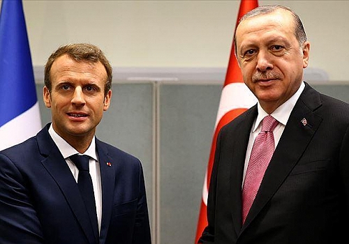 Cumhurbaşkanı Erdoğan, Macron ile görüştü! İşte ele alınan konular