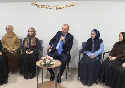 Cumhurbaşkanı Erdoğan, Marmara Üniversitesi İlahiyat Fakültesi Öğrencileriyle Buluştu