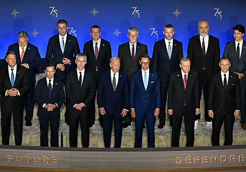 Cumhurbaşkanı Erdoğan, NATO'nun 75. Yılı Anma Etkinliğine katıldı.