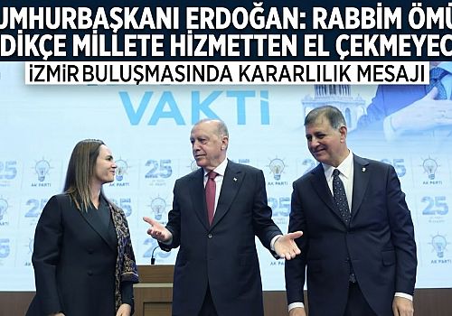 Cumhurbaşkanı Erdoğan: Rabbim ömür verdikçe millete hizmetten el çekmeyeceğiz
