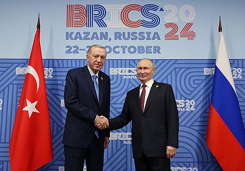 Cumhurbaşkanı Erdoğan Rusya Devlet Başkanı Vladimir Putin ile görüştü