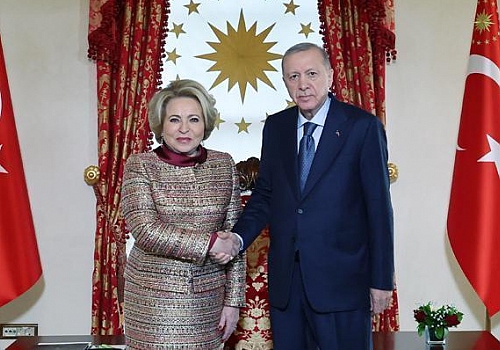Cumhurbaşkanı Erdoğan, Rusya Federasyon Konseyi Başkanını kabul etti