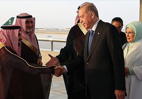 Cumhurbaşkanı Erdoğan Suudi Arabistan'ın Cidde şehrinde 