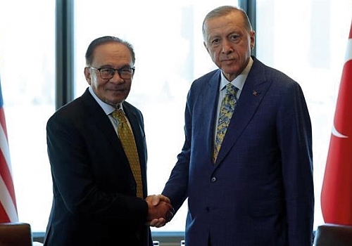 Cumhurbaşkanı Erdoğan, Türkevi'nde Malezya Başbakanı İbrahim’i kabul etti