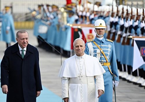 Cumhurbaşkanı Erdoğan, Vatikan Devlet Başkanı Papa 14. Leo ile bir araya geldi