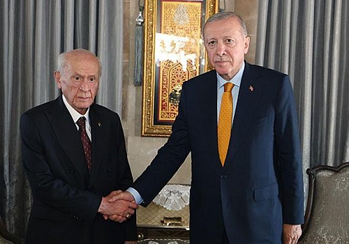 Cumhurbaşkanı Erdoğan ve Bahçeli, Ahlat'ta bir araya geldi