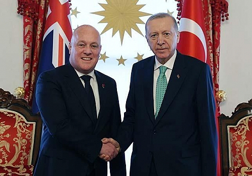 Cumhurbaşkanı Erdoğan, Yeni Zelanda Başbakanı'nı kabul etti! İşte masadaki konular...