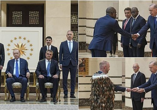 Cumhurbaşkanı Erdoğan, Yeni Zelenda, Angola ve ABD büyükelçilerini kabul etti