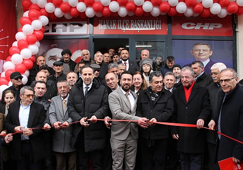 Cumhuriyet Halk Partisi Hanak İlçe Başkanlığı Açıldı