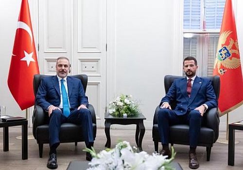 Dışişleri Bakanı Fidan, Karadağ Cumhurbaşkanı Milatovic ile görüştü
