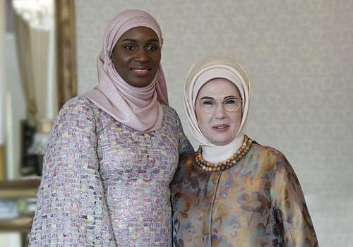 Emine Erdoğan, Marie Khone Faye ile Sosyal Projeler ve Kültürel İş Birliğini Görüştü