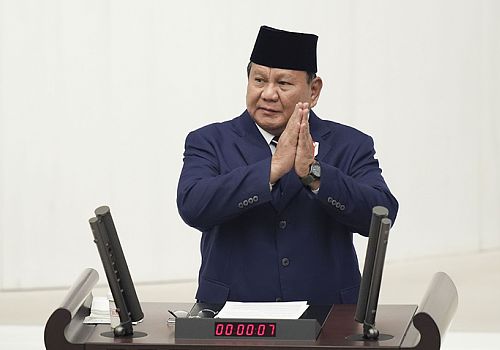 Endonezya Cumhurbaşkanı Prabowo Subianto, TBMM Genel Kurulu'nda milletvekillerine hitap etti