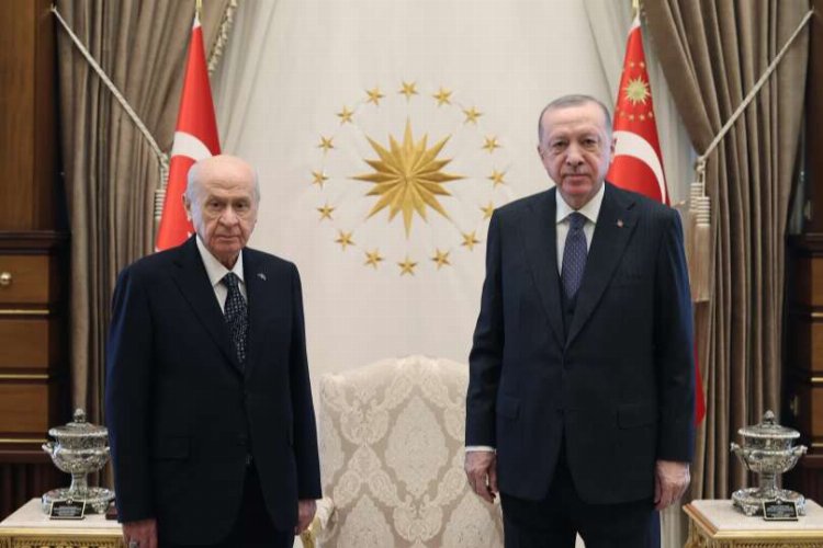 Cumhurbaşkanı Erdoğan Bahçeli ile buluştu