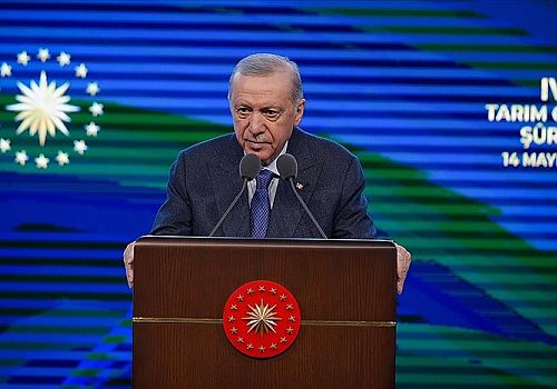 Erdoğan, Beştepe Millet Kongre ve Kültür Merkezi'nde düzenlenen 4. Tarım Orman Şurası kapanış programına katıldı.