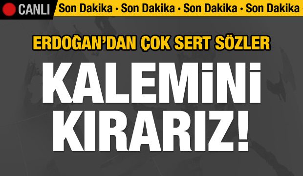 Erdoğan'dan son dakika açıklaması: Kibir abidelerinin yeri yok!