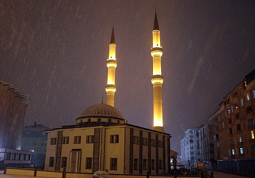 Erzurum, Ağrı ve Kars'ta kar yağışı etkili oldu