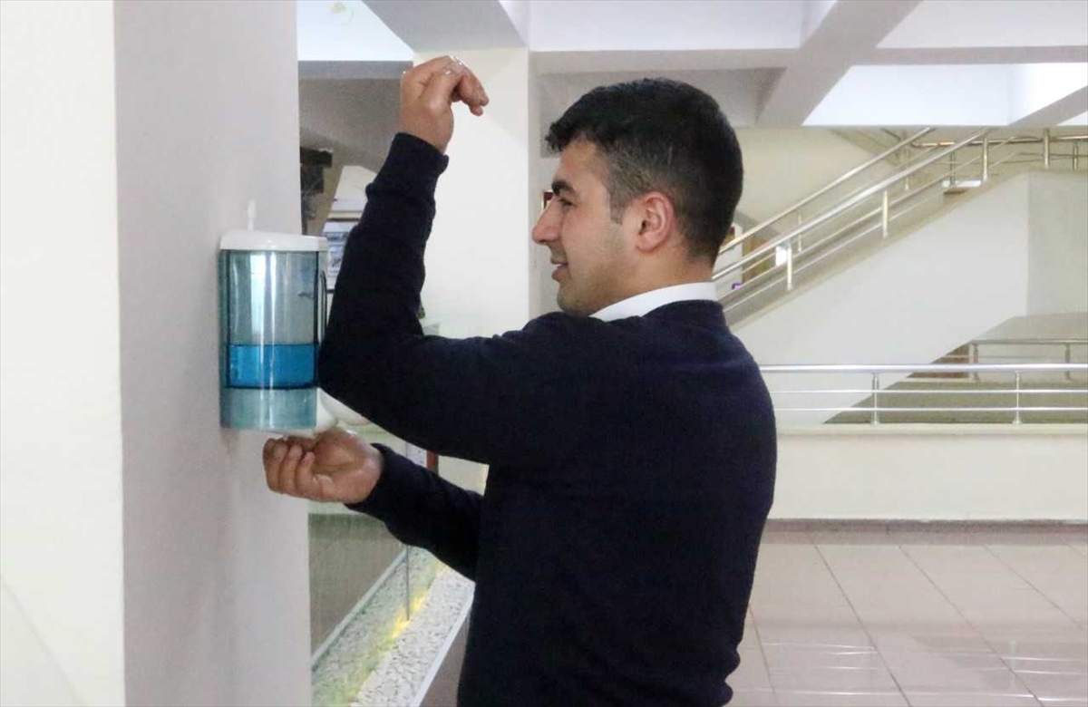 Erzurum Büyükşehir Belediyesinde koronavirüs önlemleri