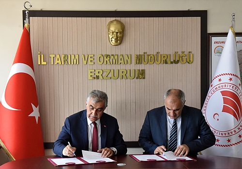 Erzurum'da Damızlık Ana Arı Üretim projesinin protokolü imzalandı