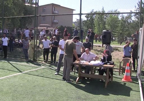 Erzurum'da orman işçisi olmak için başvuran 73 kişi zorlu parkurda yarıştı