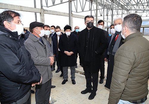 Erzurum Valisi Memiş ile Büyükşehir Belediye Başkanı Sekmen Oltu OSB’yi ziyaret etti