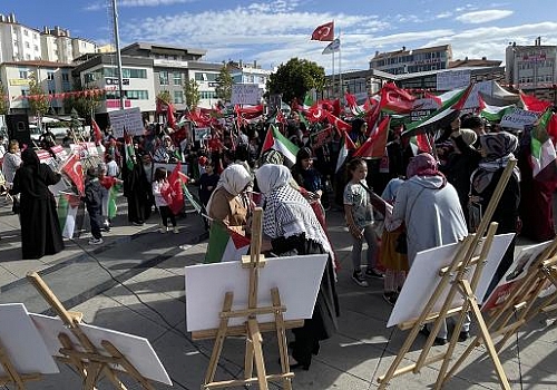 Erzurum ve Ardahan'da İsrail menşeli ürünlere boykot kararı alındı