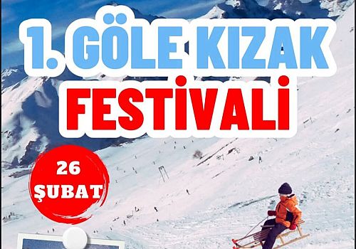 Göle de ilk defa Kızak Festivali düzenlenecek.