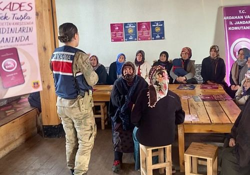 Göle’de Kadına Yönelik Şiddete Karşı Bilgilendirme Çalışması