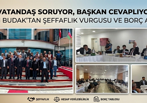 Göle’de Vatandaş Soruyor, Başkan Cevaplıyor Buluşması: Başkan Budak’tan Şeffaflık Vurgusu ve Borç Açıklaması