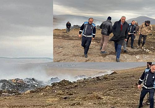 Göle Dedeşen Köyün de Erbay Küçüktopçu’ya ait ot ve saman balyaları yanarak kül oldu