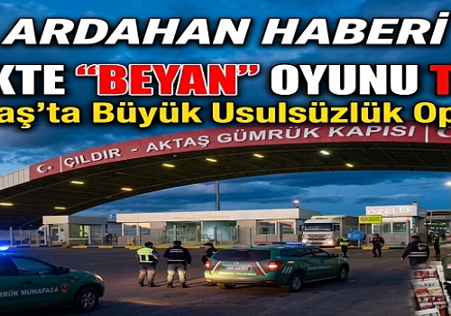 Gümrükte 'Beyan' Oyunu Tutmadı: Çıldır-Aktaş'ta Büyük Usulsüzlük Operasyonu