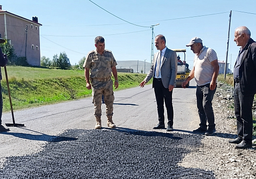 Hanak Kaymakamı Erol’dan Yol Çalışmalarına Yerinde İnceleme
