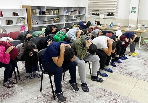 Hanak Şehit Serhat Yılmaz Anadolu İmam Hatip Lisesinde tatbikat yapıldı