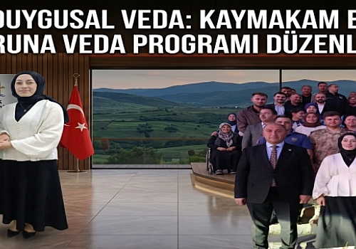 Hanak'ta Duygusal Veda: Kaymakam Elif Meram Onuruna Veda Programı Düzenlendi