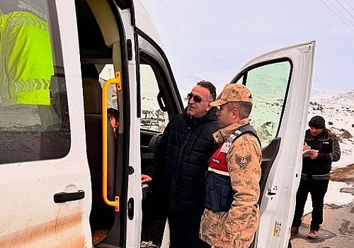 Hanak’ta okul servislerine yönelik güvenlik denetimi gerçekleştirildi