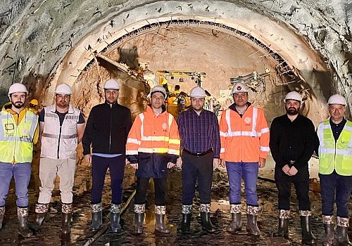 Ilgar Dağı Tüneli’nde çalışmalar hız kesmeden devam ediyor