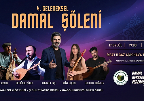 İstanbul’da Damal Rüzgarı: 4. Damal Şöleni 13 Eylül’de Başlıyor