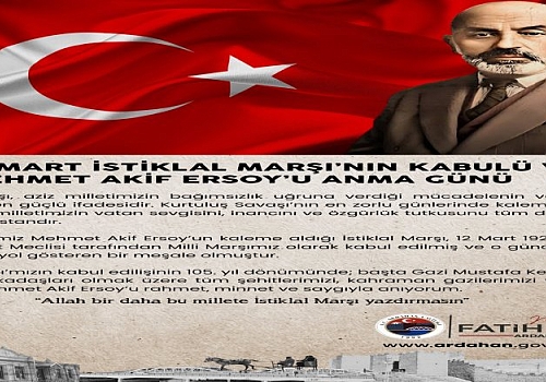 İstiklal Marşı’nın Kabulünün 105. Yılı Ardahan’da Anıldı