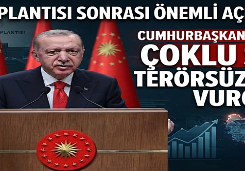 Kabine Toplantısı Sonrası Önemli Açıklamalar: Cumhurbaşkanı Erdoğan'dan Çoklu Şok ve Terörsüz Türkiye Vurgusu