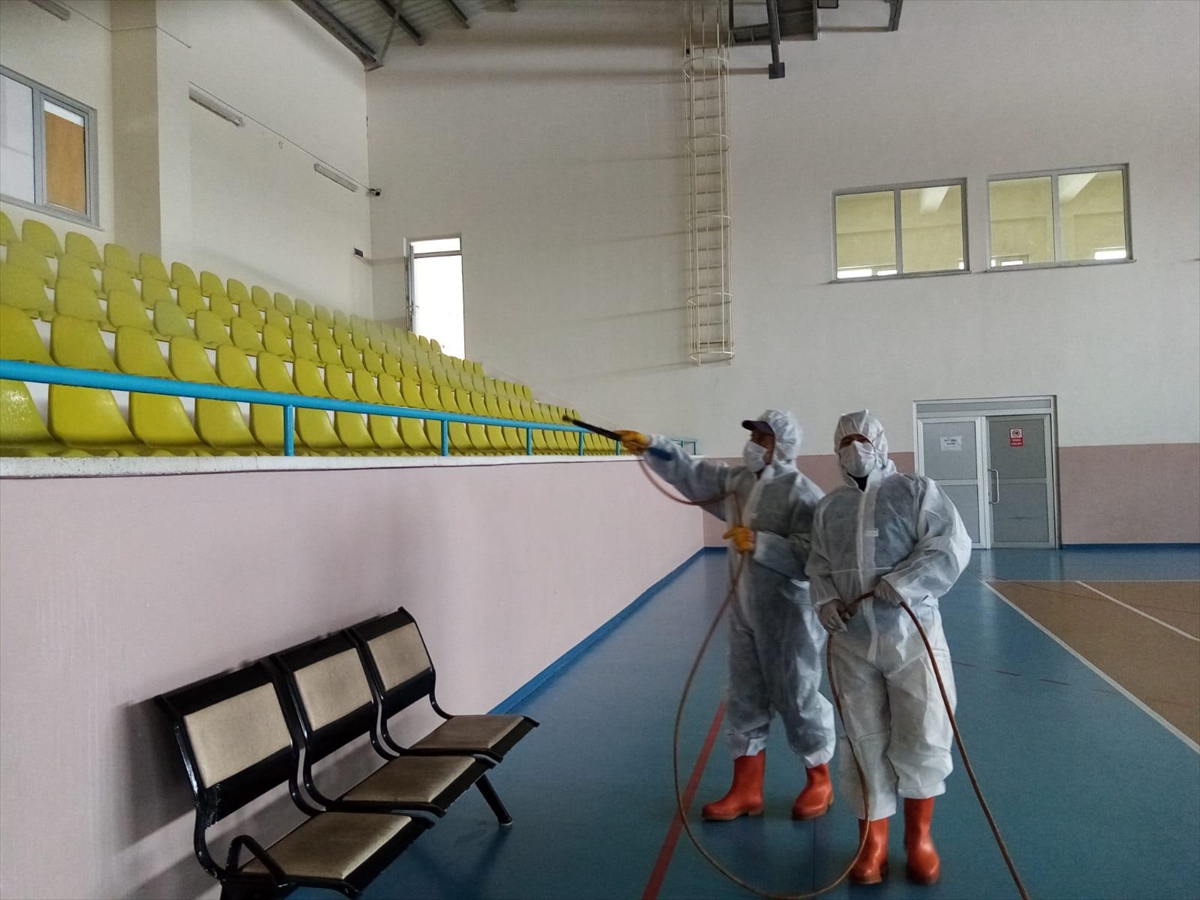 Kağızman'da dezenfekte çalışmalarına başlandı